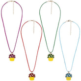 Mushroom Necklace For Kids In Bulk - Assorted
